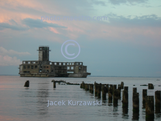 Poland,Gdynia,Poland,Gdynia,Pomeranian Voivodeship,Baltic Sea,twilght,ambience Torpedo house