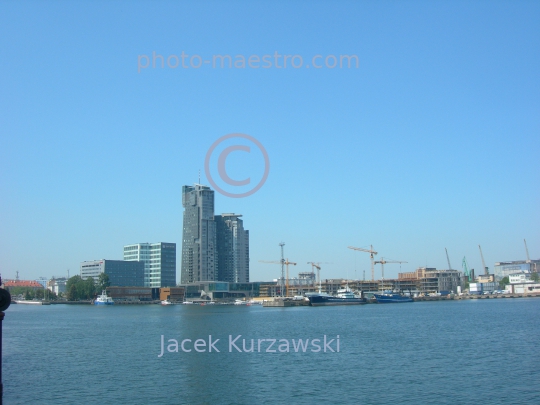 Poland,Gdynia,Pomeranian Voivodeship,Baltic Sea,port,harbour,buildings,city center,cruises,Sea Tower