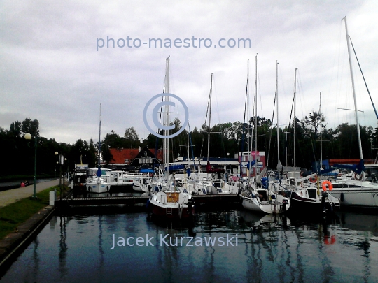 Poland,Gizycko,Warmian-Masurian Voivodeship,nature,lake,yachts,port,marina