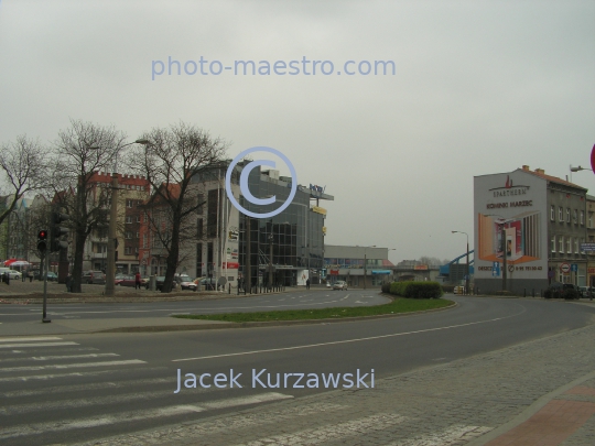 Poland,Gorzow Wielkopolski,Lubuskie voivodeship,city center,architecture,buildings