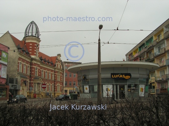 Poland,Gorzow Wielkopolski,Lubuskie voivodeship,city center,architecture,buildings