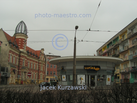 Poland,Gorzow Wielkopolski,Lubuskie voivodeship,city center,architecture,buildings