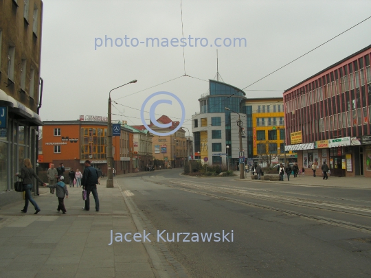 Poland,Gorzow Wielkopolski,Lubuskie voivodeship,city center,architecture,buildings