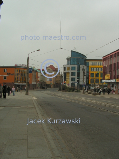 Poland,Gorzow Wielkopolski,Lubuskie voivodeship,city center,architecture,buildings