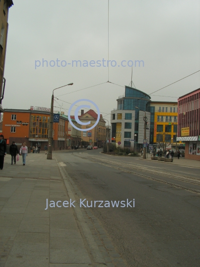 Poland,Gorzow Wielkopolski,Lubuskie voivodeship,city center,architecture,buildings