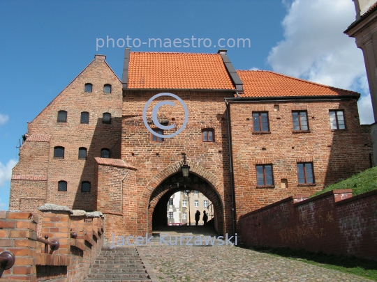 Poland,Grudziadz,Cuiavian-Pomeranian Voivodeship,architecture,Vistula,medieval architecture,graneries,gate