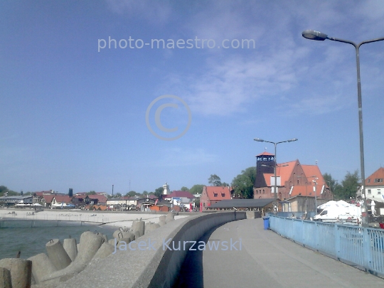 Poland,Hel,Pomeranian voivodeship,panoramical view,Baltic Sea,beach,nature,port,ships,harbour