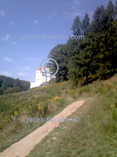 Poland,Hercules Cudgel,Pieskowa Skala,Lesser Poland voivodeship,history,architecture,castle,nature,panoramical view,OPN