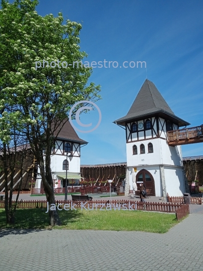 Poland,Inowroclaw,Kuyavian-Pomeranian Voivodeship,architecture,baleonology,park,graduation tower,salt