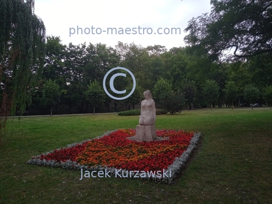 Poland,Inowroclaw,Kuyavian-Pomeranian Voivodeship,architecture,baleonology,park,salt,sculpture