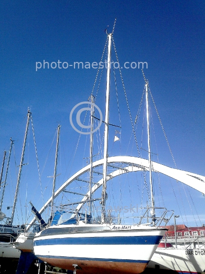 Poland,Kolobrzeg,West Pomeranian Voivodeship,marina,yachts,harbour,Baltic Sea