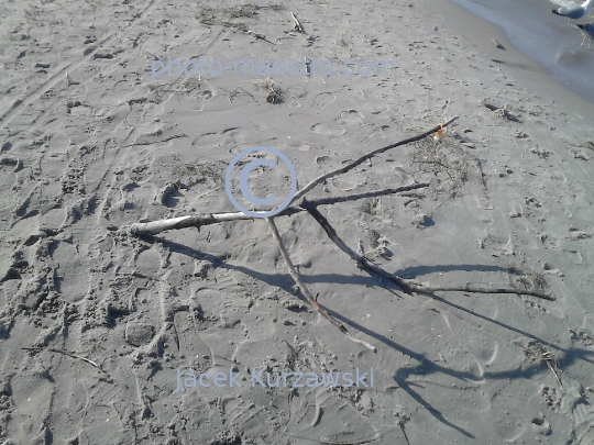 Poland,Kolobrzeg,West Pomeranian Voivodeship,wood,stick,decoration,nature,Baltic Sea,beach