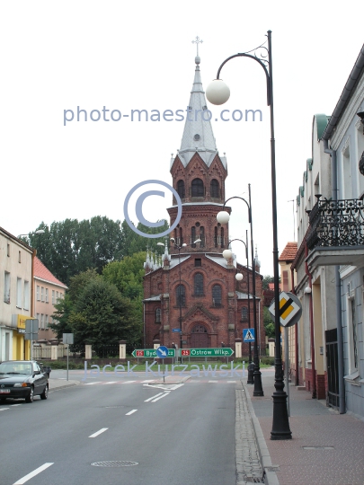 Poland,Konin,Greater Poland Voivodeship,architecture,panoramical view,city center