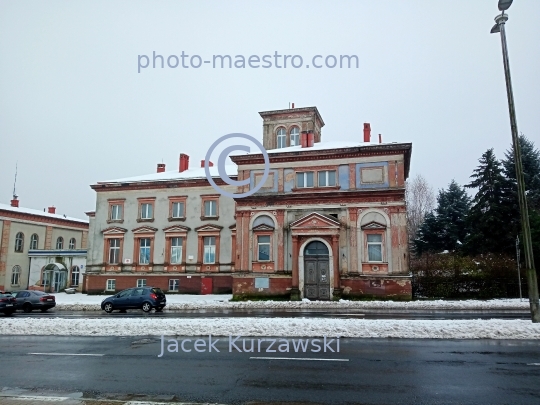 Poland,Koszalin,West Pomeranian voivodeship,city center,,architecture,buildings,winter