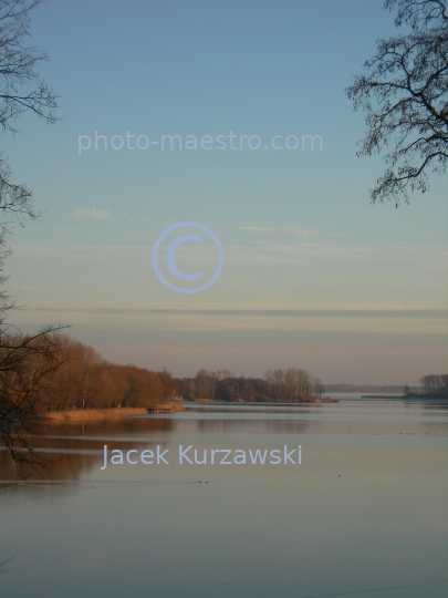 Poland,Kruszwica,Kuyavian-Pomeranian Voivodeship,monuments,twilight,ambience,Goplo,Lake,sunset