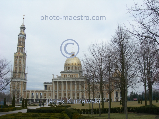 Poland,Lichen,Sanctuary,Greater Poland Voivodeship,architecture,history,religion,panoramical view,statues