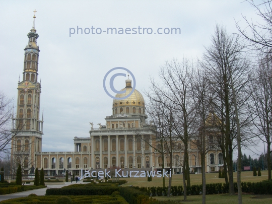 Poland,Lichen,Sanctuary,Greater Poland Voivodeship,architecture,history,religion,panoramical view,statues