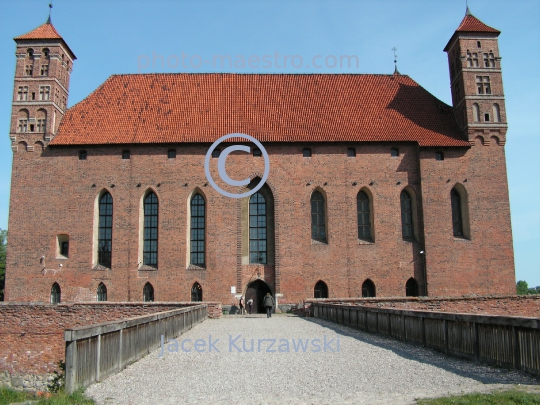 Poland,Lidzbark Warminski,Teutonic Knights,Castle,architecture,medieval architecture,monouments