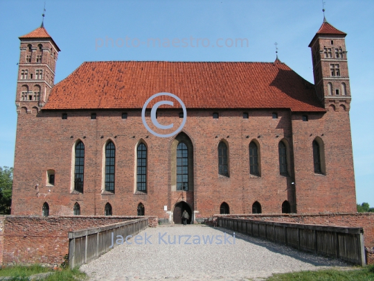 Poland,Lidzbark Warminski,Teutonic Knights,Castle,architecture,medieval architecture,monouments