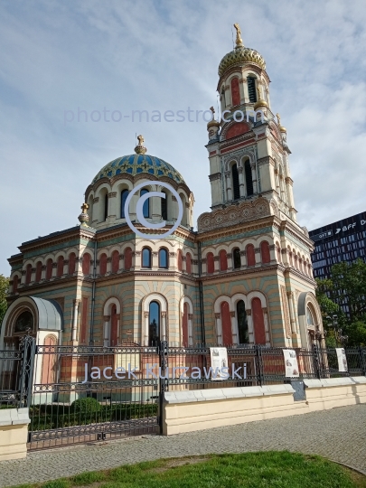 Poland,Lodz,Lodz Voivodeship,architecture,monuments,panoramical view,city center,Alexander Nevski Ortodox Church