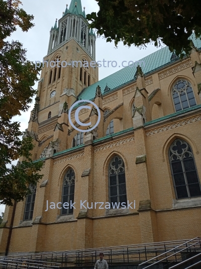 Poland,Lodz,Lodz Voivodeship,architecture,monuments,panoramical view,city center,Cathedral church