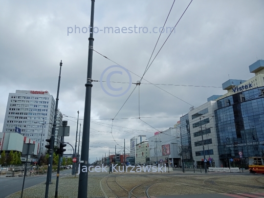 Poland,Lodz,Lodz Voivodeship,architecture,monuments,panoramical view,city center,modern architecture