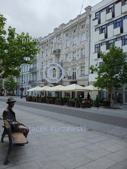 Poland,Lodz,Lodz Voivodeship,architecture,monuments,panoramical view,city center,Piotrkowska Str,art nouveau