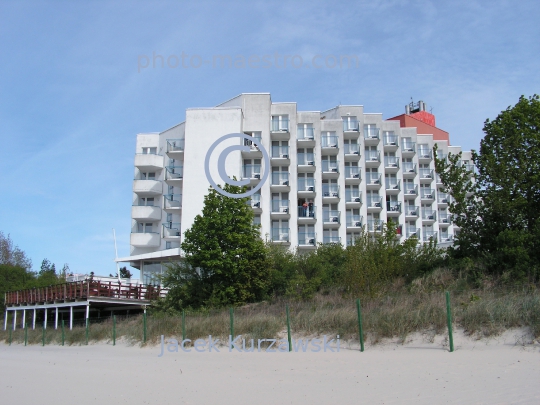 Poland,Miedzyzdroje,West Pomeranian voivodeship,Baltic Sea,architecture,holiday,Hotel Amber Baltic