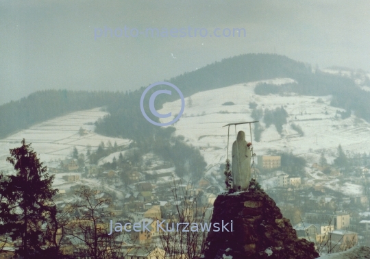 Poland,Muszyna,Lesser Poland voivodeship,monouments,architecture,nature,baleonology,mountains,winter,chapel