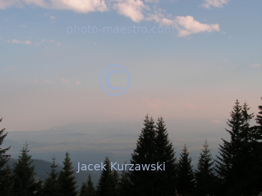 Poland,Nowy Targ,Gorce,hiking trail to Turbacz summit,Lesser Poland Voivodeship,nature,mountains,panoramical view