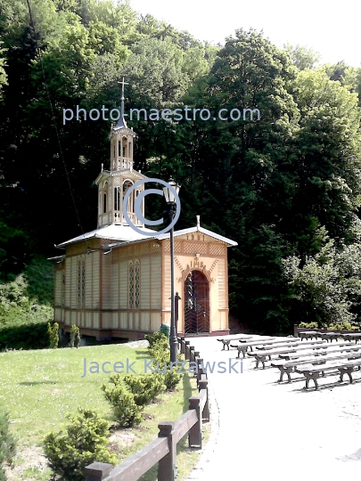 Poland,Ojcow,Chapel on the water,Lesser Poland voivodeship,history,architecture,castle,nature,panoramical view,OPN