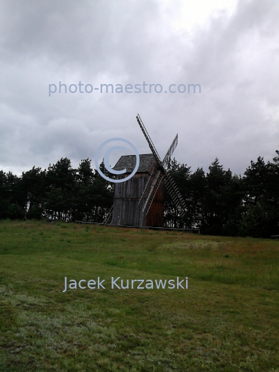 Poland,Osiek,Greater Poland Voivodeship,architecture,wooden buildings,museum,panoramical view,etnography