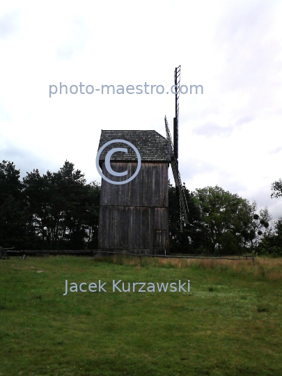 Poland,Osiek,Greater Poland Voivodeship,architecture,wooden buildings,museum,panoramical view,etnography