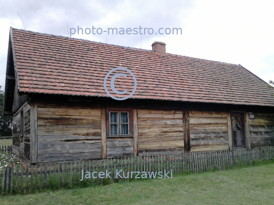 Poland,Osiek,Greater Poland Voivodeship,architecture,wooden buildings,museum,panoramical view,etnography