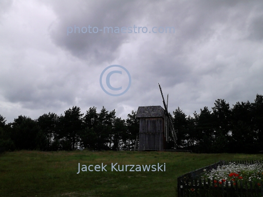 Poland,Osiek,Greater Poland Voivodeship,architecture,wooden buildings,museum,panoramical view,etnography