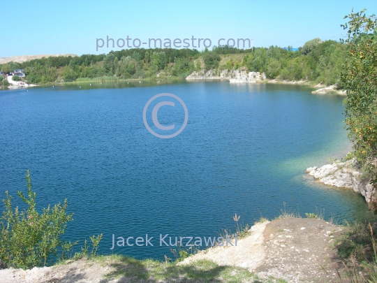 Poland,Piechcin,Kuyavian-Pomeranian Voivodeship,Quarry Lake,Emerald Lake,emerald water,recreation,decoration