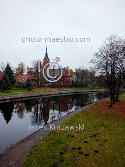 Poland,Pila,Greater Poland Voivodeship,architecture,panoramical view,city center,wunter