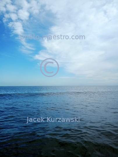 Poland,Pomerania,Baltic sea in Mikoszewo,stormy weather,waves