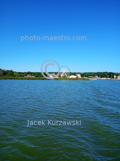 Poland,Pomerania,Vistula Lagoon,shine,holiday,Krynica Morska,panoramical view