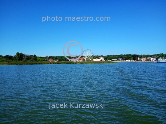 Poland,Pomerania,Vistula Lagoon,shine,holiday,Krynica Morska,panoramical view