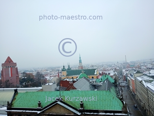 Poland,Poznan,Greater Poland Voivodeship,architecture,monouments,Old Town,aerial view