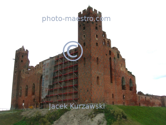 Poland,Radzyn Chelminski,Castle, Kuyavian-Pomeranian Voivodeship,Teutonic Knights,gothic,architecture,monuments,ruins