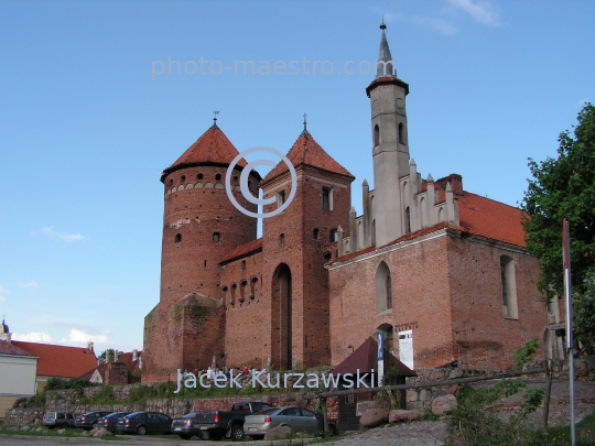 Poland,Reszel,Warmian-Masurian Voivodeship,Teutonic Knghts,Castle,monuments,architecture,panoramical view