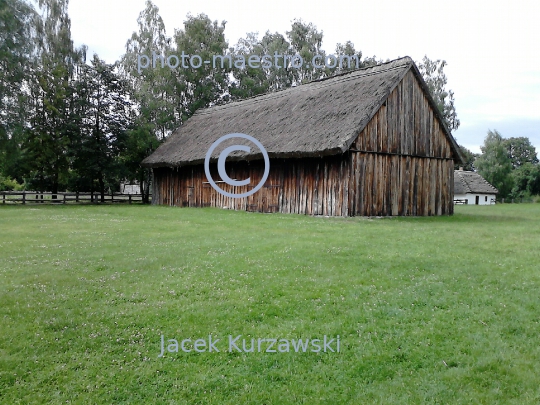 Poland,Sierpc,Mazowieckie Voivodeship,Mazovia region,architecture,wooden buildings,museum,panoramical view,etnography