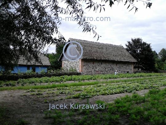 Poland,Sierpc,Mazowieckie Voivodeship,Mazovia region,architecture,wooden buildings,museum,panoramical view,etnography