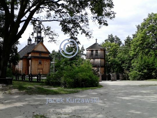 Poland,Sierpc,Mazowieckie Voivodeship,Mazovia region,architecture,wooden buildings,museum,panoramical view,etnography