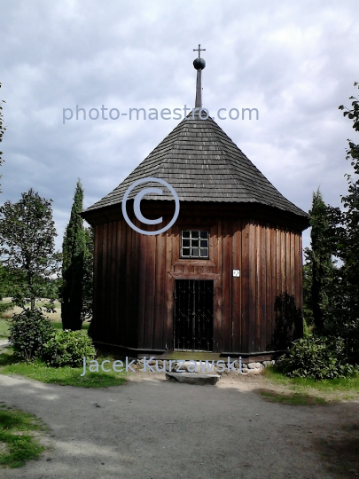 Poland,Sierpc,Mazowieckie Voivodeship,Mazovia region,architecture,wooden buildings,museum,panoramical view,etnography