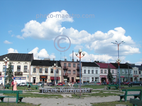 Poland,Skierniewice,Lodz Voivodeship,architecture,monuments,panoramical view,city center,twilight,ambience