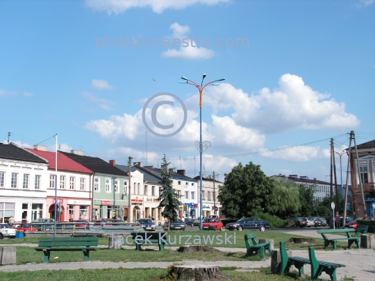 Poland,Skierniewice,Lodz Voivodeship,architecture,monuments,panoramical view,city center,twilight,ambience