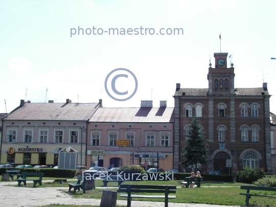 Poland,Skierniewice,Lodz Voivodeship,architecture,monuments,panoramical view,city center,twilight,ambience